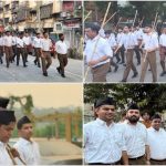 विजयादशमीनिमित्त पनवेल नगरीत राष्ट्रीय स्वयंसेवक संघाचे संचलन !